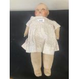 A Schildkrot 45 celluloid doll c1950's with crying mechanism. 44cms l.Condition ReportArms and