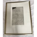 A Sally Robson print of "Nude 4", 4 of 50 and print size 19cms h x 12cms w.Condition ReportGood