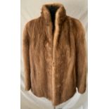 A vintage pale mink jacket, underarm to underarm measurement 53cms laid flat.Condition ReportFur