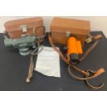 Two cased theodolites, Watts and Quickset CG20 No. 1746.Condition ReportSome enamel wear to Watts,