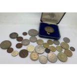 British and World coins to include 2 x £2 coins 1964-1994