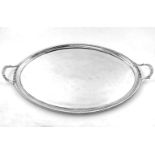 AN ANTIQUE PAUL STORR GEORGIAN SILVER TRAY, London made, 1804 by Paul Storr, Weight – 3598g / 115.