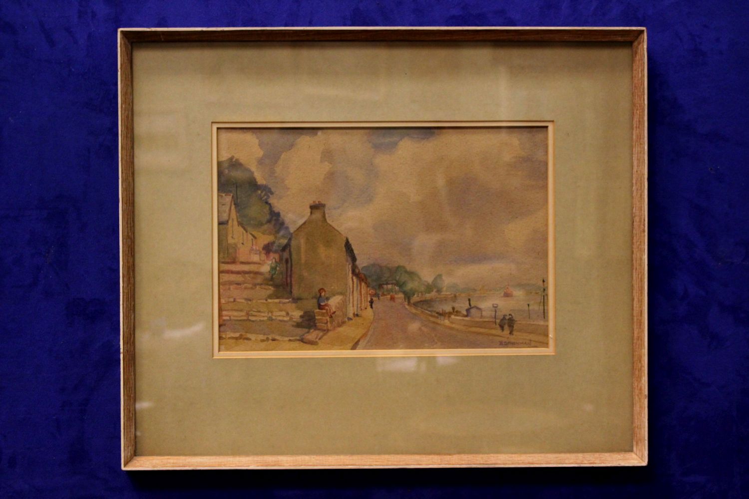 BASIL SPACKMAN (1895-1971) "LOWER GLANMIRE ROAD", watercolour on paper, signed lower right, Dawson