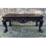 A LARGE 20TH CENTURY WILLIAM KENT STYLE SERVING TABLE
