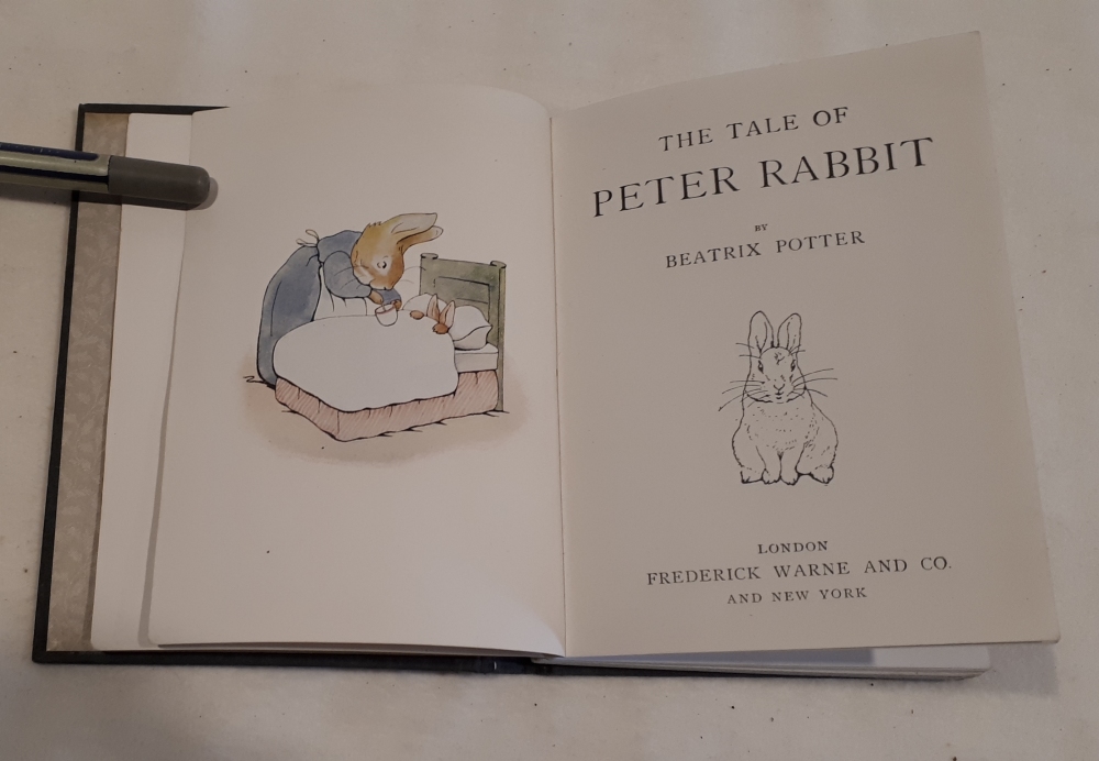 BOOK LOT: POTTER, BEATRIX, THE TALE OF PETER RABBIT, F. Warne and - Image 7 of 8