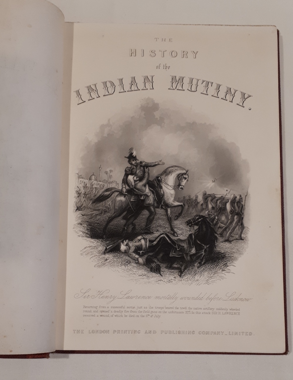 BOOK LOT: BALL, CHARLES, THE HISTORY OF THE INDIAN MUTINY, seven - Image 3 of 3