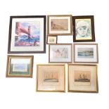 A MIXED LOT - miscellaneous framed pictures