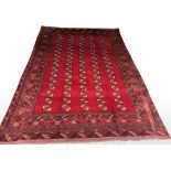 AN ANTIQUE AFGHANISTAN CHOBASH CARPET, Northern Afghanistan, c.19