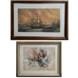 A MIXED PRINT LOT; (i) THOMAS J. BURNELL, GREENWICH FROM THE RIVE
