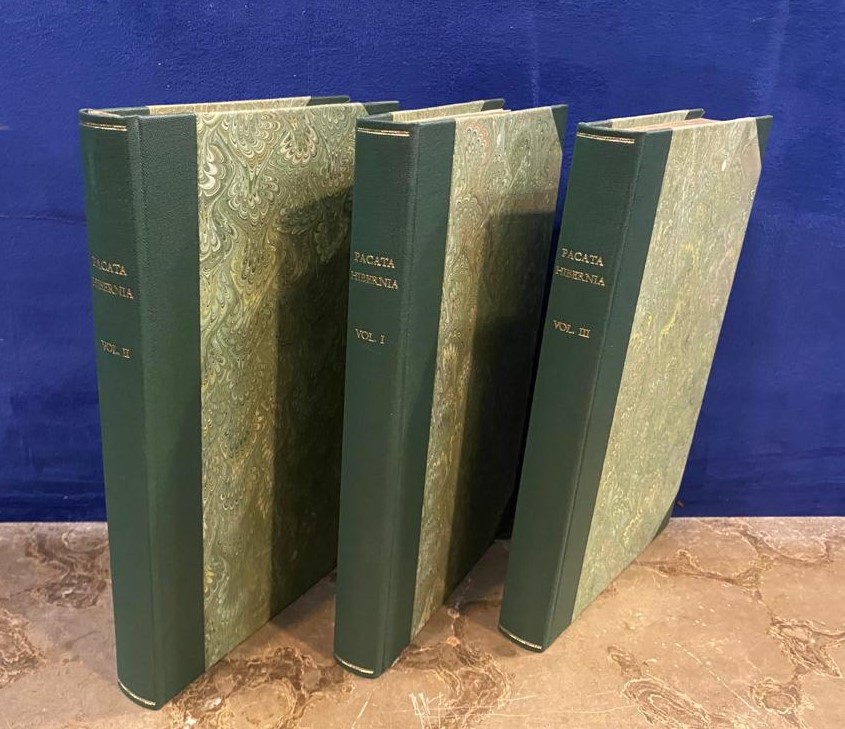 BOOK LOT OF IRISH INTEREST: VOLUMES I, II & III OF “PACATA HIBERN