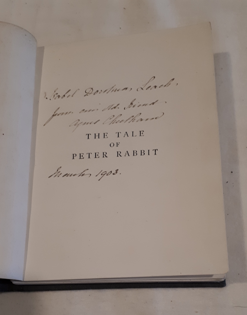 BOOK LOT: POTTER, BEATRIX, THE TALE OF PETER RABBIT, F. Warne and - Image 5 of 8