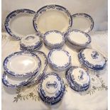 A DINNER SERVICE LOT: 46 PIECE, KEELING & CO LOSOL WARE (Romney P