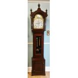 A VERY FINE 19TH CENTURY MAHOGANY CASED REGULATOR LONGCASE CLOCK,