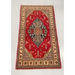 A KAZAK RUG, hand woven in Central Afghanistan in Hazarajat Region, close to the Bamiyan Valley,