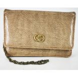 A VINTAGE CLUTCH BAG, circa 1960s, in very good condition, 21cm x 14cm approx.