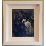 CON CAMPBELL, (IRISH B. 1946) PUFFIN, oil on board, signed lower right, 45cm x 40cm approx. frame.