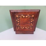 A FINE LATE 19TH CENTURY KILLARNEY ARBUTUS HANDKERCHIEF BOX, circa 1860, made from arbutus, yew