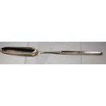 AN IRISH SILVER MARROW SCOOP, Dublin 1923, Stephen Adams, engraved JM (John Malloony – a Dublin