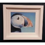 CON CAMPBELL, (IRISH 20/21ST CENTURY), PUFFIN, oil on board, signed lower left, 45cm x 40cm approx f