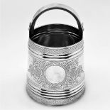 A LATE 19TH CENTURY RUSSIAN SILVER ICE BUCKET, Moscow, 1896, maker mark of Vasily Ivanov, formed as