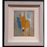 CON CAMPBELL, (IRISH 20/21ST CENTURY), LITTLE DONKEY, signed lower left, oil on board, 40cm x 35cm a