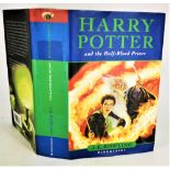 HARRY POTTER, THE HALF BLOOD PRINCE, J. K. Rowling, first edition, 2005, with dust jacket