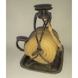 A 19TH CENTURY OLD SHEFFIELD PLATED WAX JACK, a ‘Wax Jack’ or ‘Taper-Jack’ is a device used to hold