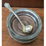 A LATE 19TH CENTURY SCOTTISH SILVER SAUCE LADLE, date letter of H for 1878, maker’s mark of J M & Co