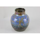 A Richard Joyce for Pilkington Royal Lancastrian lustre vase, of baluster form, decorated with