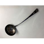 A George III silver Old English pattern soup ladle, makers William Eley & William Fearn, London