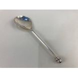 An Elizabeth II silver Arts & Crafts style seal top spoon, maker Guild of Handicraft, London 2006,