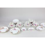 Two Wedgwood porcelain part coffee and dinner services in 'Hathaway Rose' and 'Gold Florentine'