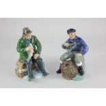 Two Royal Doulton figures of fishermen; 'A Good Catch', 19cm high, and 'The Lobster Man', 19cm high