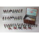 A large collection of W Britains toy soldiers, to include Kings German Legion, various poses and