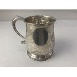 An Elizabeth II silver tankard, maker Wakely & Wheeler, London 1956, presented 'Forest Department