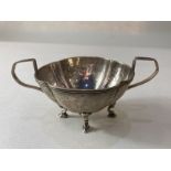 An Edward VII silver sugar bowl, (a/f) Sheffield 1904, 2.3oz
