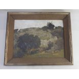 Tom Gerrard (1923-1976), Welsh landscape, Craig y Felin, Gwalchmai, Anglesey, oil, signed, verso