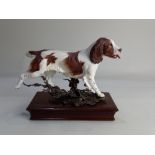 An Albany Fine China limited edition porcelain and metal model of a Springer Spaniel modelled by