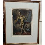 Georges Rouault (French 1871-1958), The Yellow Clown, (Plate for Circus, text by André Suarès),