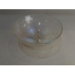 A René Lalique 'Coquilles' clear and opalescent glass bowl, 24cm diameter