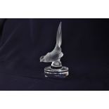 A Lalique glass model of a pheasant, 11.5cm high