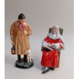 Two Royal Doulton figures The Judge HN2443 and the Shepherd HN1975