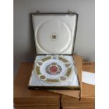A collection of twelve Spode porcelain limited edition Regimental collectors plates including the