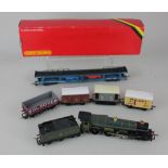 A Lima King George V model railway locomotive and tender, in a Hornby Railways box, together with