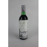 A bottle of Herederos del Marques de Riscal 1986 rioja red wine