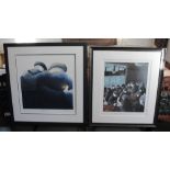 Mackenzie Thorpe, two limited edition colour prints, Mates, 221/395, numbered, inscribed and