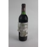 A bottle of Chateau Lascombes 1983 Margaux red wine