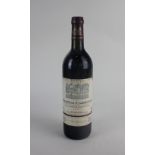 A bottle of Chateau Carignan 1995 Premiere Cote de Bordeaux red wine 750ml 12% vol