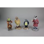 A collection of four Beswick 'Wind in the Willows' limited edition figures comprising Toad, Ratty,