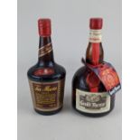 A bottle of Tia Maria liqueur 500ml 31.5% vol together with a bottle of Grand Marnier liqueur